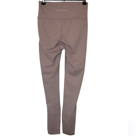 Allfenix Pastel Pink & Gold Star Workout Leggings Size Small - Picture 2 of 6